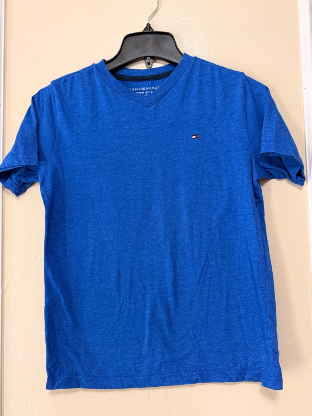 Tommy Hilfiger Royal Blue V-Neck Short Sleeve Tee